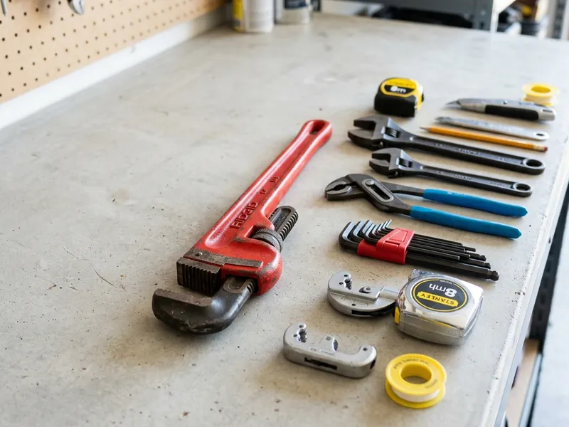 Professional plumbers in Lytle, TX equipped with top-tier tools for residential and commercial plumbing services.
